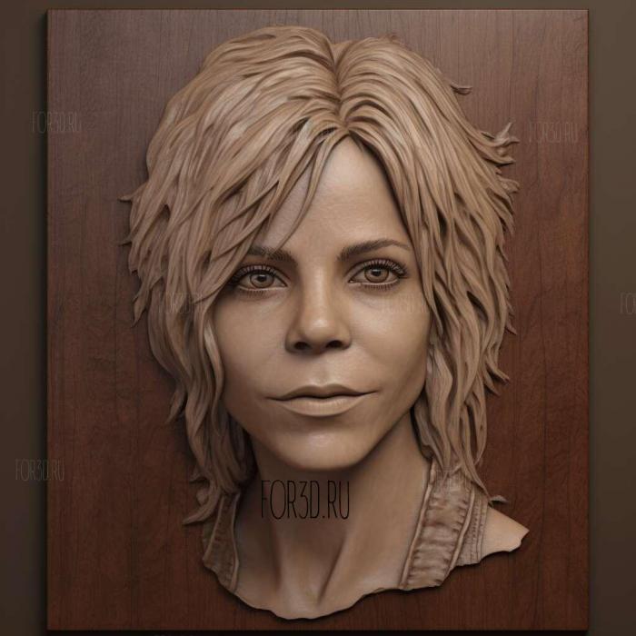 Meg Ryan 3 stl model for CNC